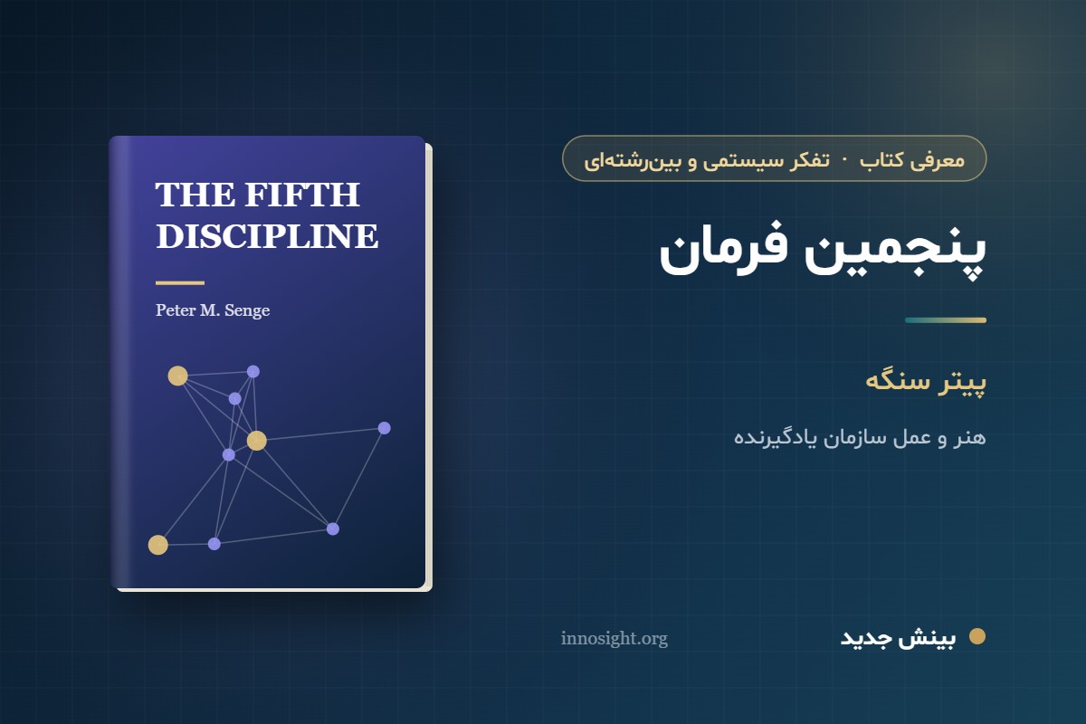 خلاصه کتاب «پنجمین فرمان» اثر پیتر سنگه؛ چگونه سازمان یادگیرنده بسازیم؟